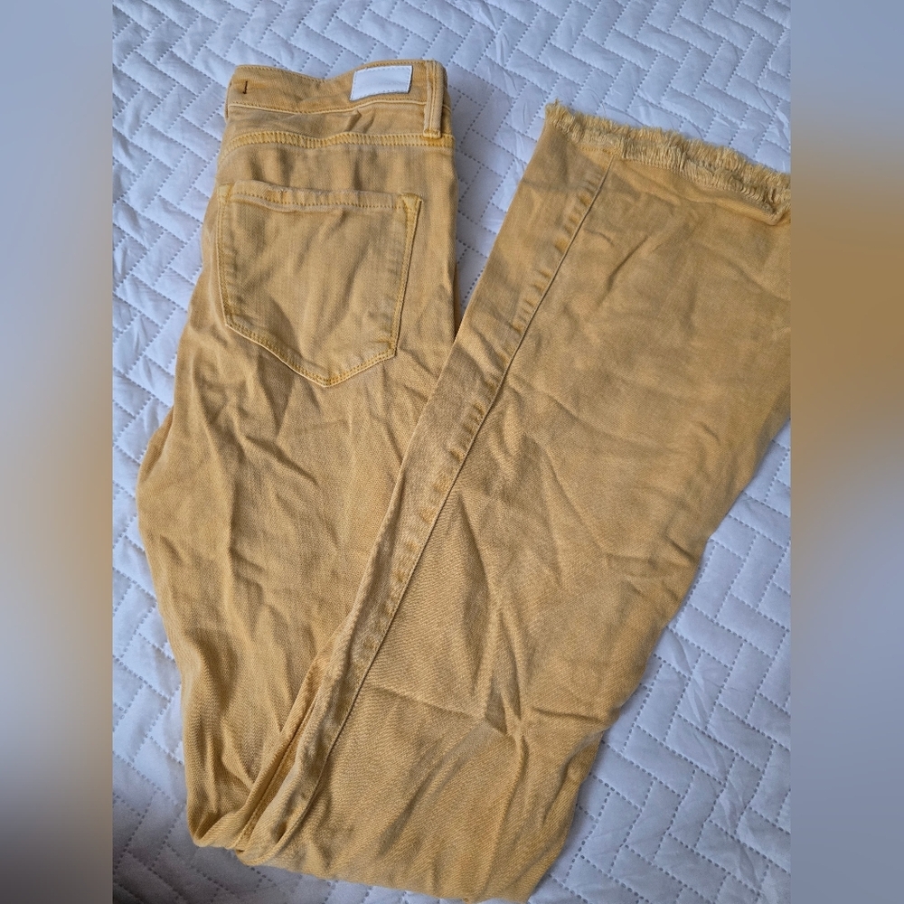 Dear John Sadie Canary Yellow High Waisted Fare Jeans - Picture 5 of 10
